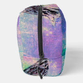 Kleurrijke Abstracte vogelkunst: levendige zangvog Toilettasje (Rechts)