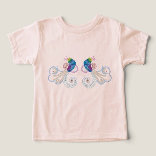 Kleurrijke Abstracte  vogels 2 (Design voorkant)