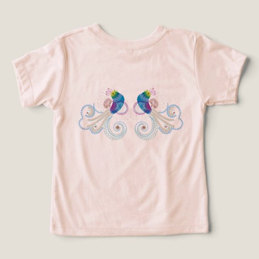 Kleurrijke Abstracte  vogels 2 (Design achterkant)