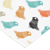 Kleurrijke Abstracte vogelstand uit de middeleeuws Tafelkleed (Gekanteld)