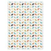 Kleurrijke Abstracte vogelstand uit de middeleeuws Tafelkleed (Voorkant)