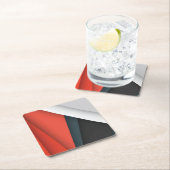 Kleurrijke Abstracte vormen en lijnen Kartonnen Onderzetters (Insitu)