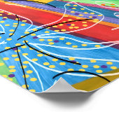 Kleurrijke Abstracte vormen - Levendige kunst Poster (Hoek)