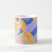 Kleurrijke Abstracte Vormen Mok – Bold & Modern (Center)