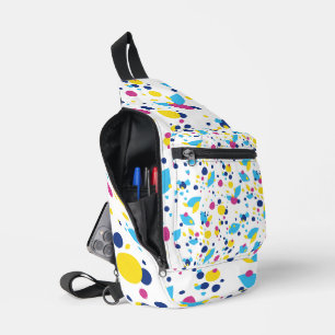 Kleurrijke abstracte vormen. sling bag