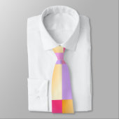 Kleurrijke Abstracte vormen Stropdas (Gebonden)