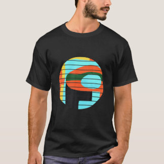 Kleurrijke Abstracte vormen T-shirt