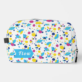 Kleurrijke abstracte vormen. toilettasje