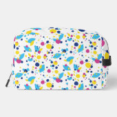 Kleurrijke abstracte vormen. toilettasje (Achterkant)