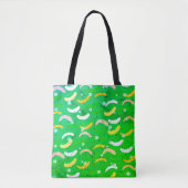 Kleurrijke abstracte vormen trendy art stijlvol gr tote bag (Voorkant)
