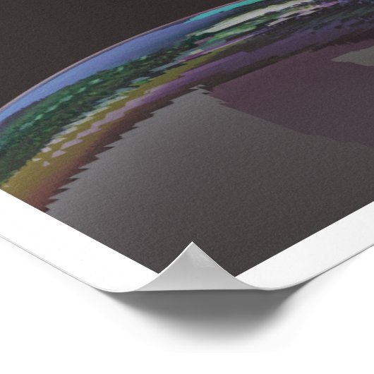 Kleurrijke Abstracte vrouw Face Wall Art Poster (Hoek)