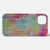 Kleurrijke Abstracte Waterverf Druppel Kunst Case-Mate iPhone Case (Achterkant (horizontaal))