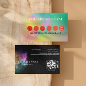 Kleurrijke Abstracte Waterverf kleine bedrijven Klantenkaartje