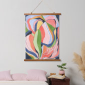 Kleurrijke Abstracte Waterverf Kunstschilder plakk Hangend Wandkleed (Slaapkamer)