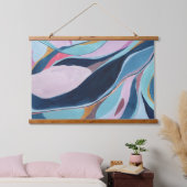 Kleurrijke Abstracte Waterverf Kunstschilderen Hangend Wandkleed (Slaapkamer)