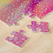 Kleurrijke Abstracte Waterverf Legpuzzel (Zijkant)