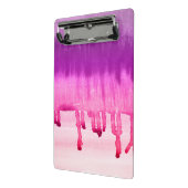 Kleurrijke Abstracte Waterverf Ombre Mini Klembord (Angled2)