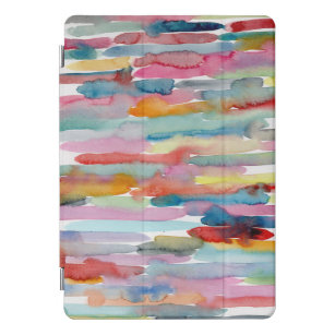 Kleurrijke Abstracte Waterverf penseelstreken voor iPad Pro Cover