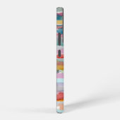 Kleurrijke Abstracte Waterverf penseelstreken voor Samsung Galaxy Hoesje (Rechterkant)