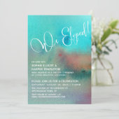 Kleurrijke Abstracte Waterverf We hebben script ge Kaart (Staand voorkant)