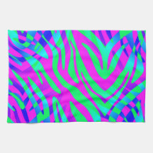 Kleurrijke Abstracte Zebraafdrukken aan de wilde z