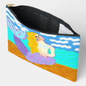 Kleurrijke Abstracte Zeemeerminnen schilderen Etui (Open)