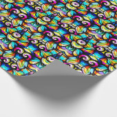 Kleurrijke Abstracte zwembroeken Cadeaupapier (Hoek)