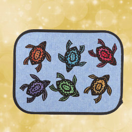 Kleurrijke Abstracte zwemschildpadden Automat