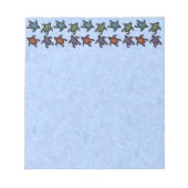 Kleurrijke Abstracte zwemschildpadden Notitieblok (Voorkant)