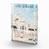 Kleurrijke Abu Dhabi UAE Monument Fotoblokken (Rechts)