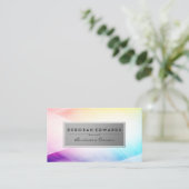 Kleurrijke achtergrond Abstract modern Visitekaartje (Staand voorkant)