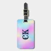 Kleurrijke achtergrond bagagelabel (Voorkant verticaal)