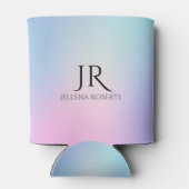 Kleurrijke achtergrond blikjeskoeler (Achterkant)