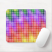 Kleurrijke achtergrond muismat (Met muis)
