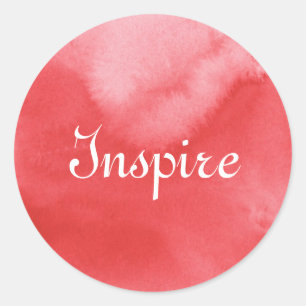 kleurrijke achtergrond van de waterverf voor uw 3 ronde sticker