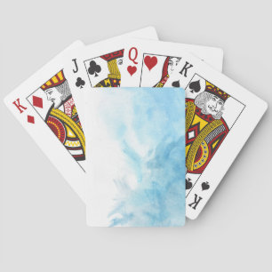 kleurrijke achtergrond van de waterverf voor uw pokerkaarten