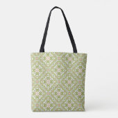 Kleurrijke achtergrond van het retropatroon 2 tote bag (Achterkant)