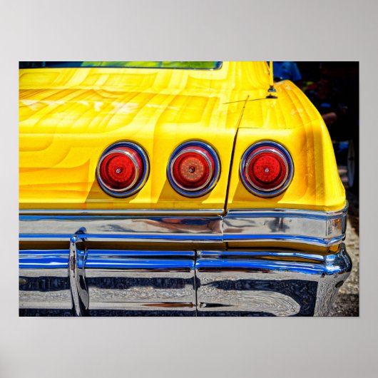 Kleurrijke achterlichten poster (Voorkant)