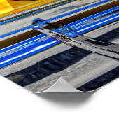 Kleurrijke achterlichten poster (Hoek)