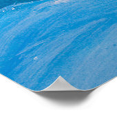 Kleurrijke acryl schilderij, gestructureerde achte poster (Hoek)
