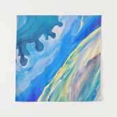 Kleurrijke acryl schilderij, gestructureerde achte wandkleed (Voorkant (horizontaal))
