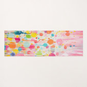 kleurrijke acryl schilderij stijl individuele offe yogamat (Achterkant (horizontaal))