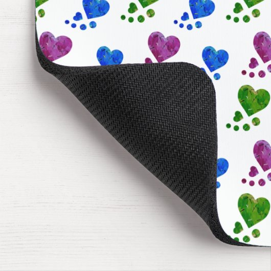 Kleurrijke acrylhars Muismat (Hoek)