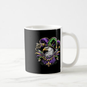 Kleurrijke adelaar ontwerp voor Mardi Gras Party C Koffiemok