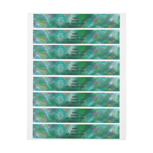 Kleurrijke Adresetiketten Adreslabel Wikkel (Vel)