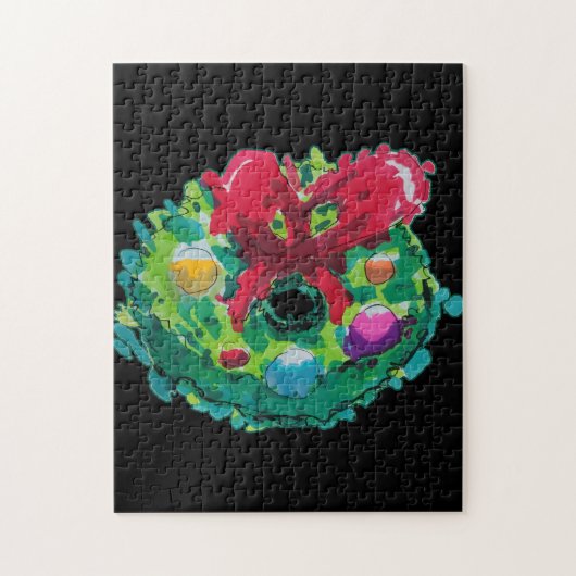 Kleurrijke Adventkrans Legpuzzel (Verticaal)