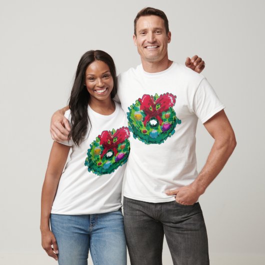 Kleurrijke Adventkrans T-shirt (Unisex)