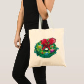 Kleurrijke Adventkrans Tote Bag (Voorkant (product))
