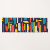 kleurrijke afgeronde rechthoek yogamat (Voorkant (horizontaal))