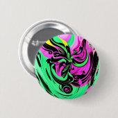 kleurrijke afgrond ronde button 5,7 cm (Voorkant /achterkant)